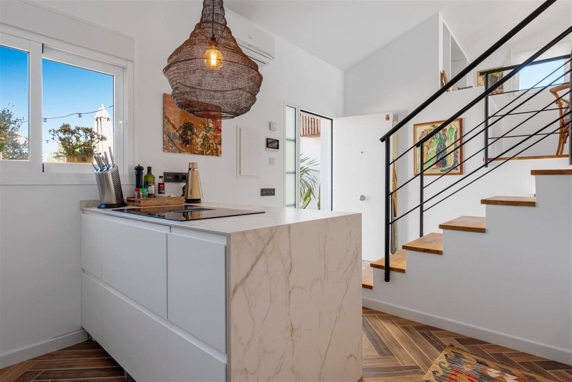 Cuina de Casa o xalet en venda en Estepona amb Aire condicionat i Terrassa