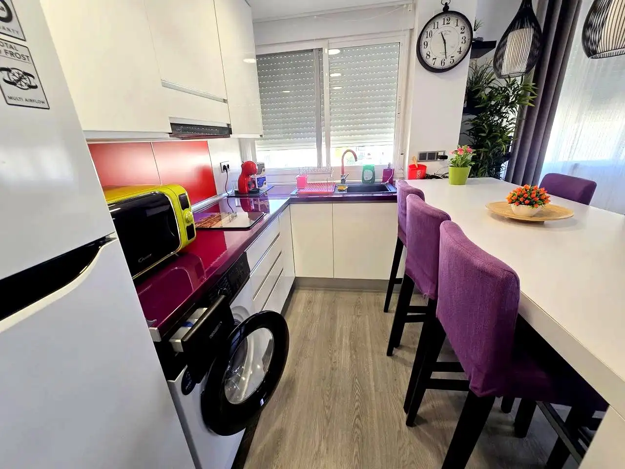 Küche von Wohnungen zum Verkauf in Gandia mit Klimaanlage, Terrasse und Möbliert