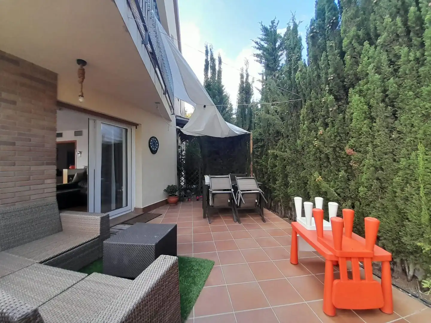 Terrassa de Casa o xalet en venda en Canet de Mar amb Aire condicionat, Jardí privat i Terrassa