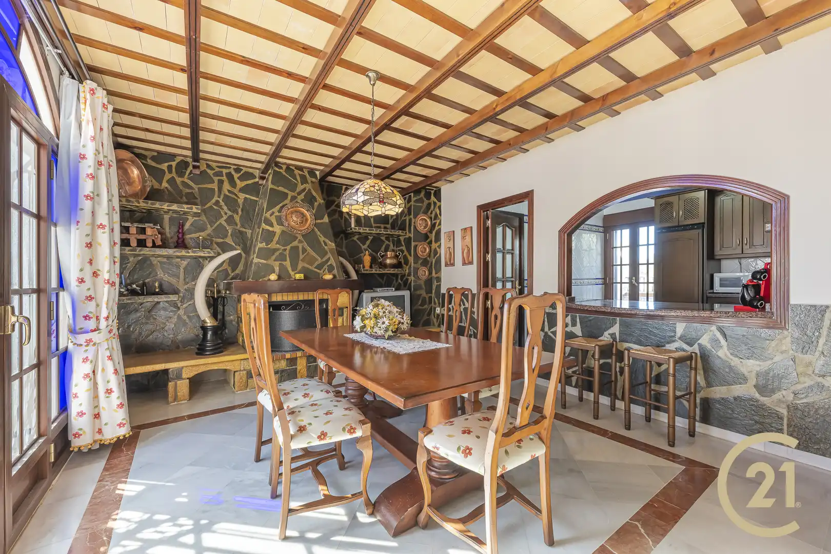 Comedor de Casa adosada en venta en Gaucín con Jardín privado, Terraza y Trastero