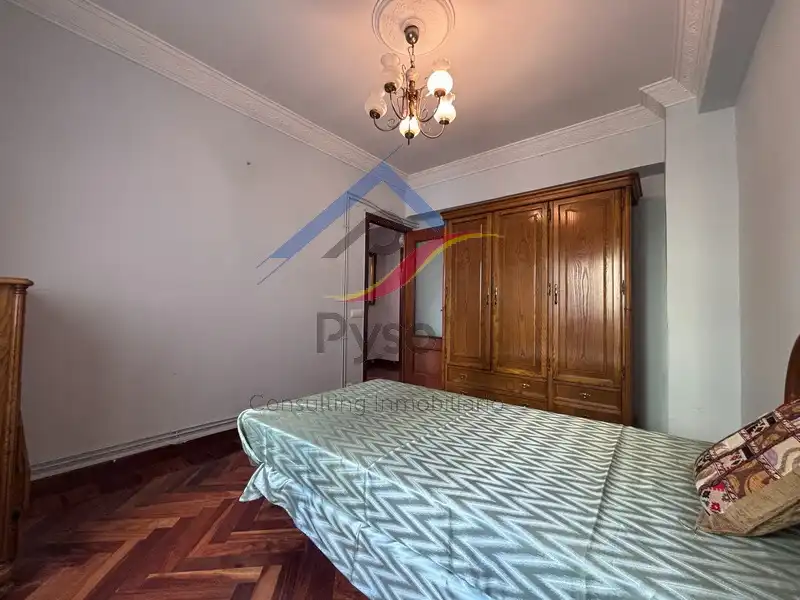 Bedroom of Flat for sale in Santander  with Heating, Parquet flooring and Oven