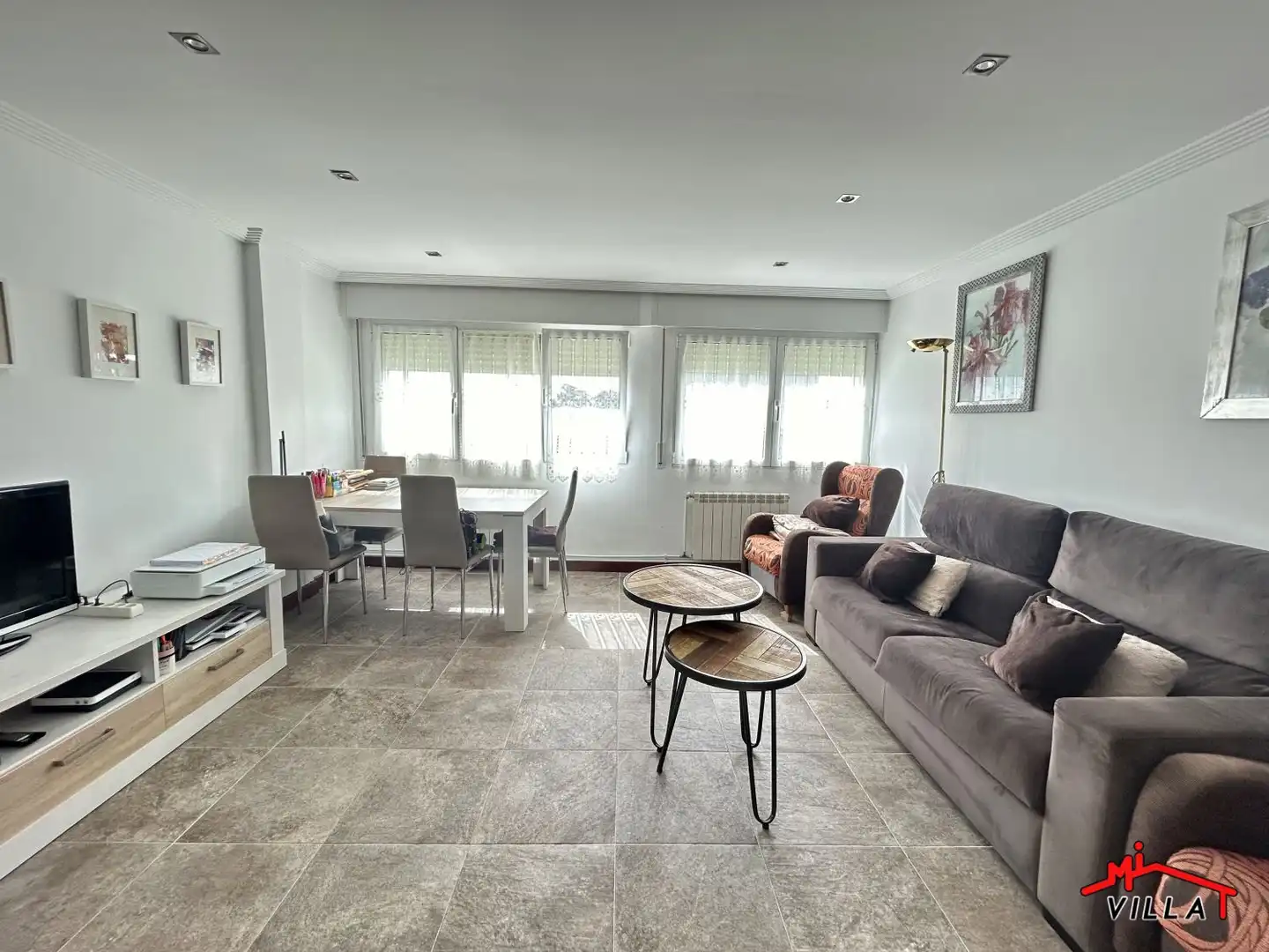 Living room of Flat for rent in Laredo  with Heating, Terrace and Furnished