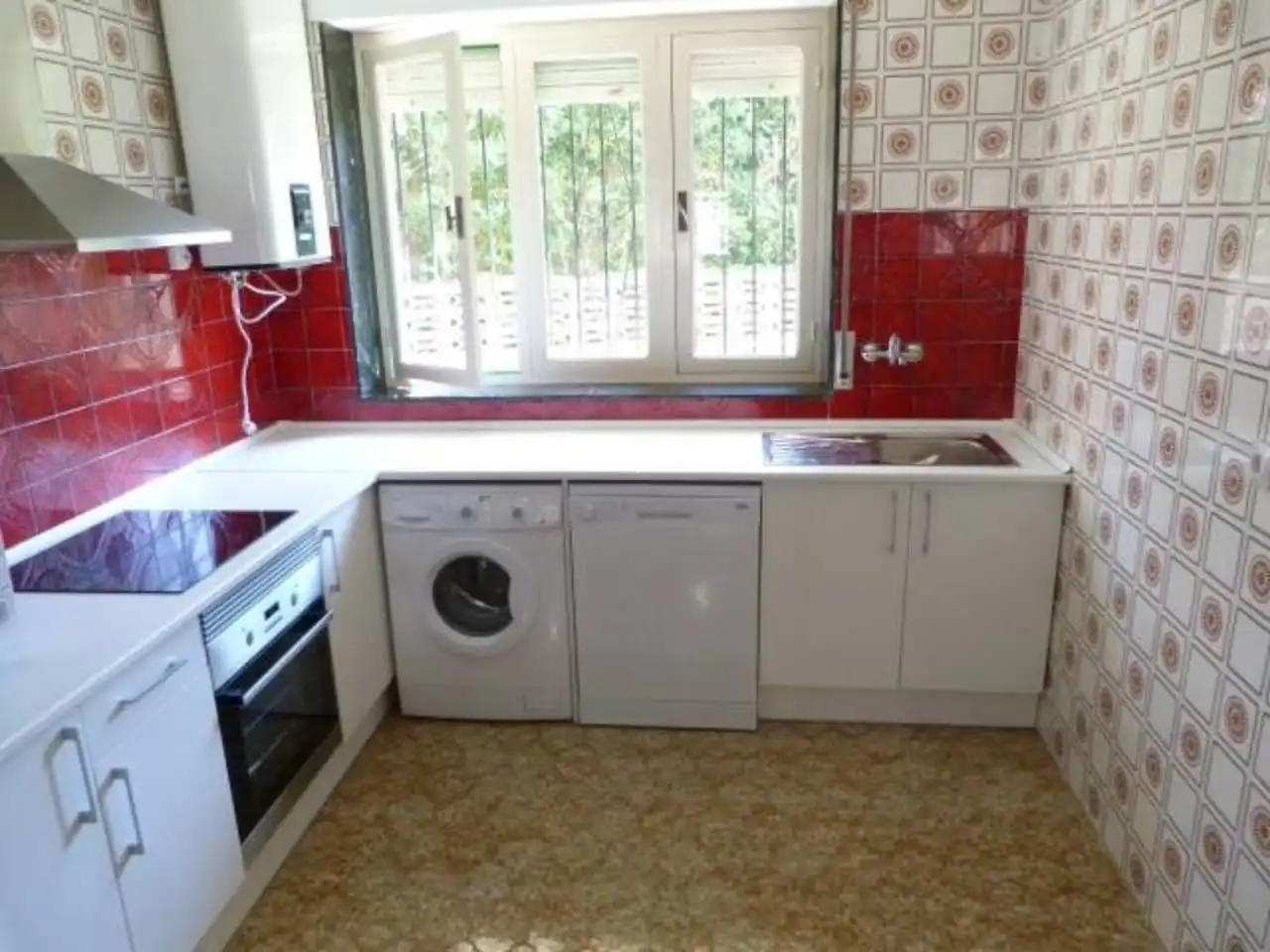 Cocina de Casa o chalet de alquiler en Noja con Jardín privado, Terraza y Amueblado