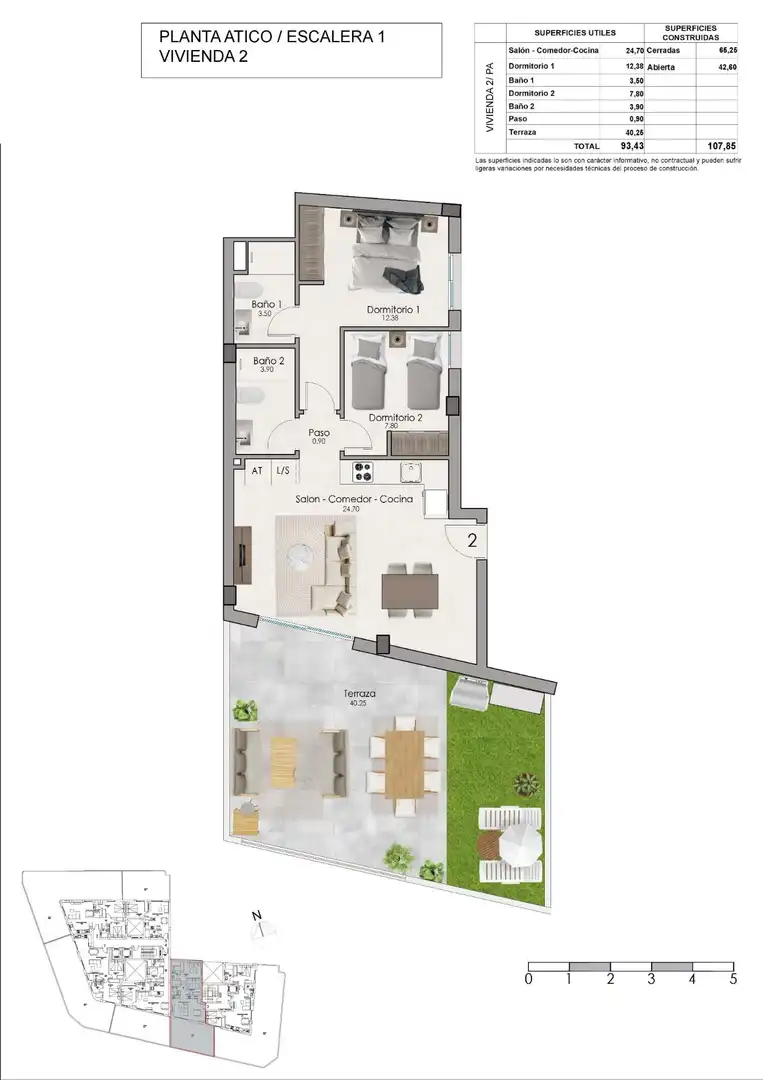 Ático con piscina en venta en Santa Pola ciudad, imagen 11