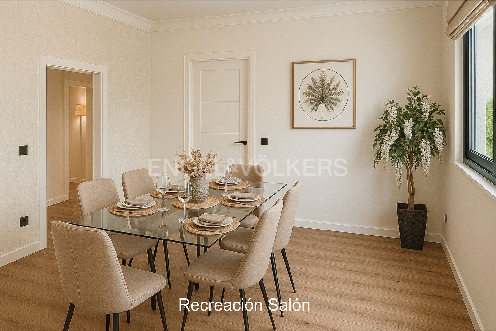 Menjador de Apartament en venda en  Barcelona Capital amb Aire condicionat, Calefacció i Parquet