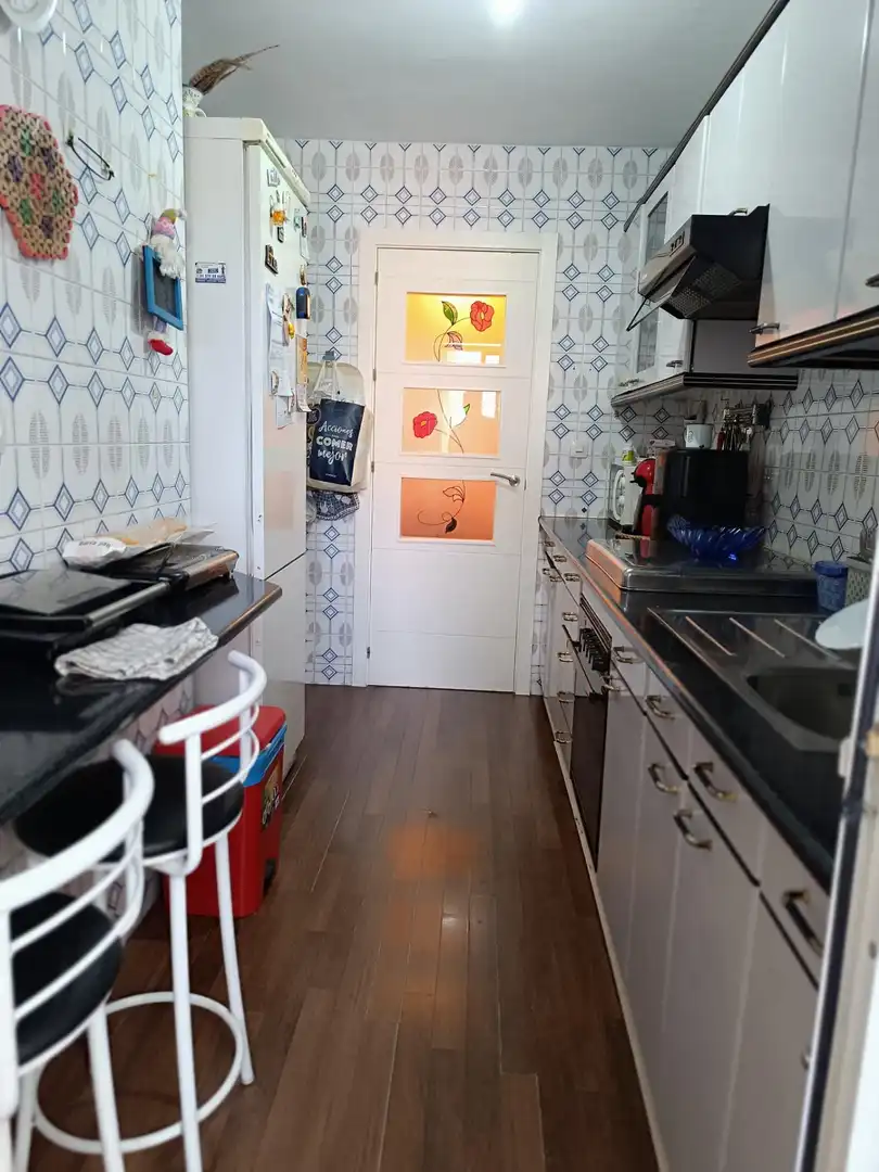 Cocina de Piso en venta en Fuenlabrada con Calefacción, Jardín privado y Terraza