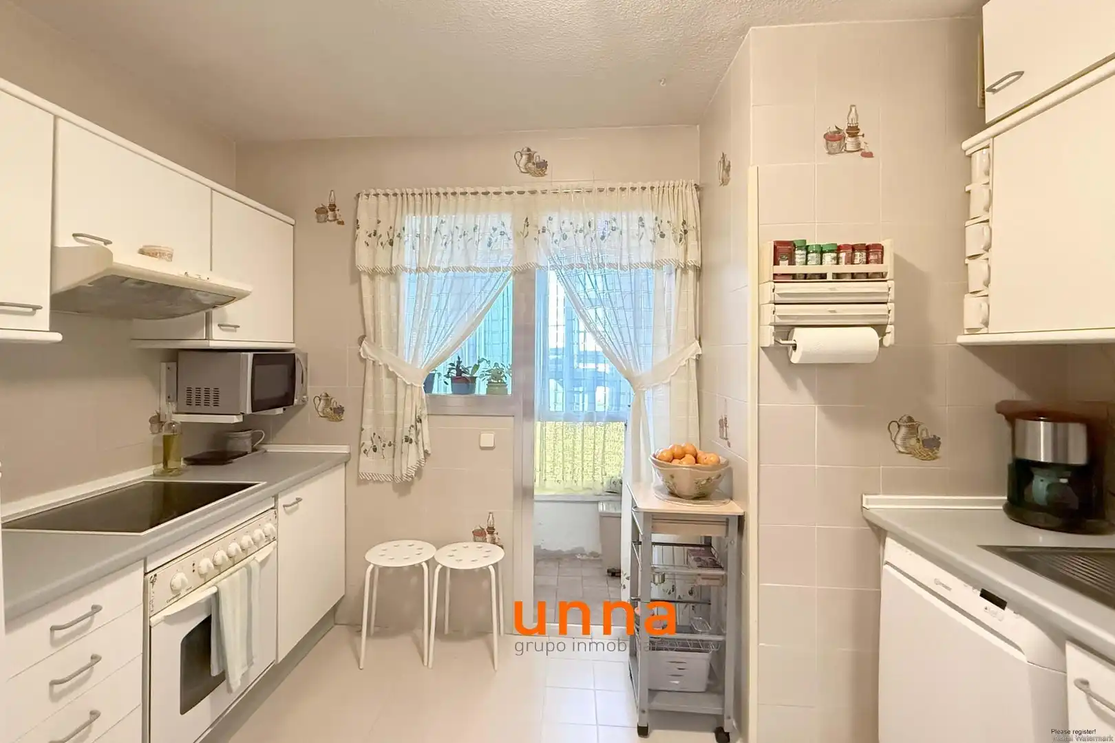 Kitchen of Flat for sale in Móstoles  with Air Conditioner, Parquet flooring and Terrace