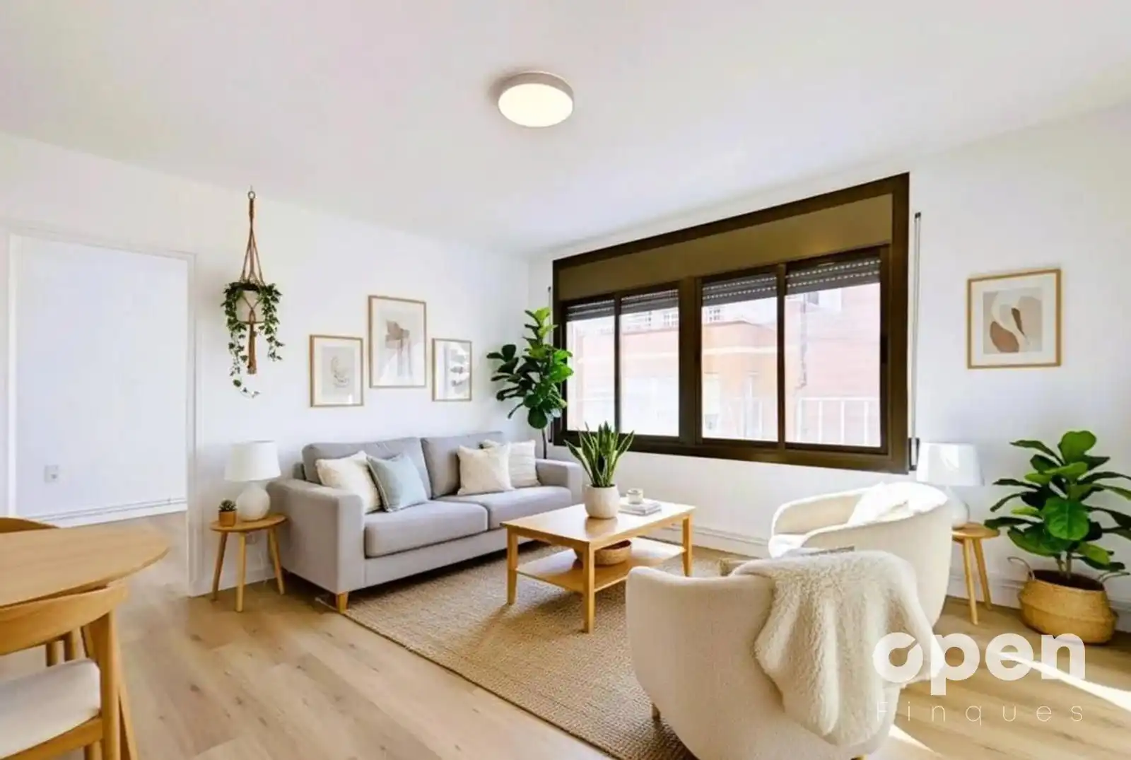 Wohnzimmer von Wohnung zum Verkauf in Terrassa mit Heizung und Parkett