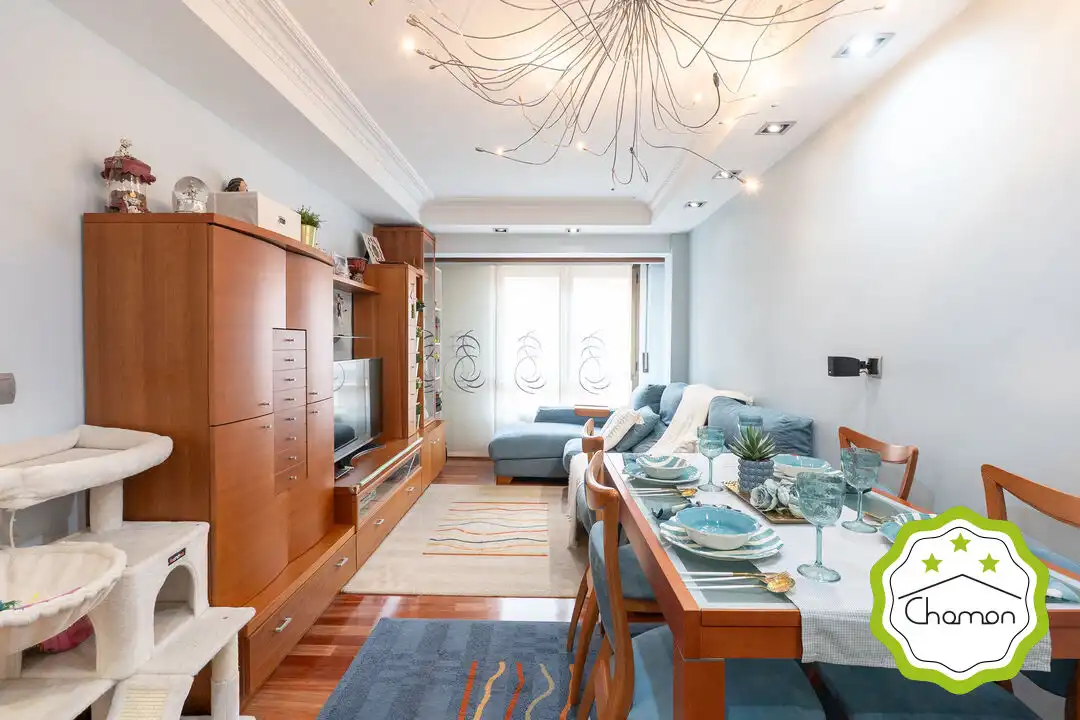 Living room of Flat for sale in Portugalete  with Heating, Terrace and Storage room