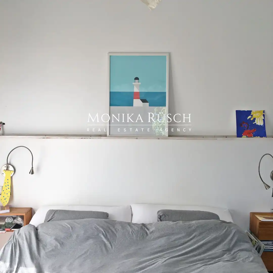 Bedroom of Flat for rent in Castelldefels  with Air Conditioner, Heating and Private garden