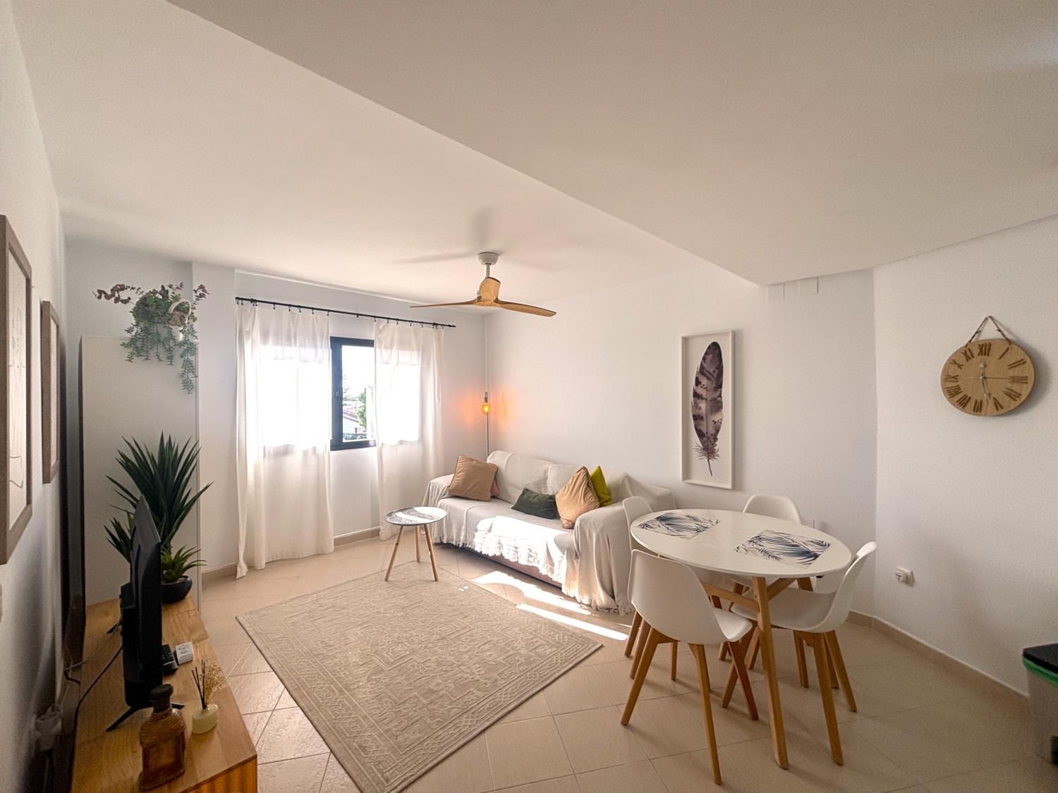 Living room of Flat for rent in El Rompido  with Private garden, Swimming Pool and Furnished