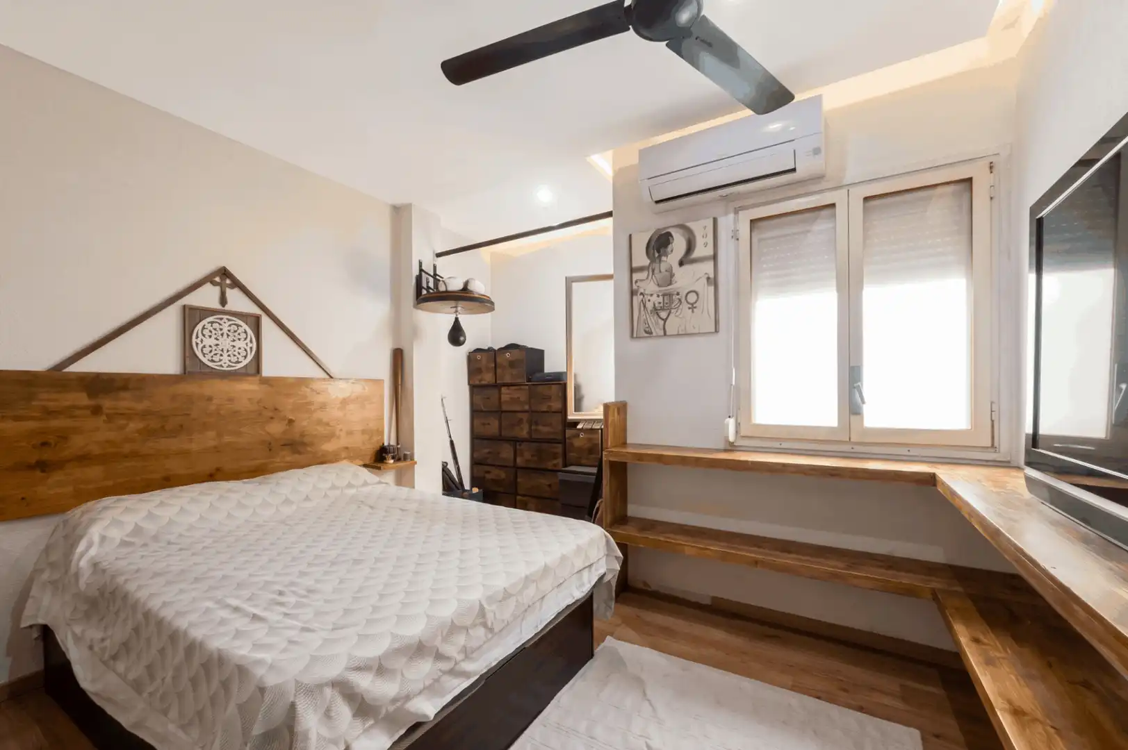 Bedroom of Flat for sale in Castelldefels  with Air Conditioner, Heating and Parquet flooring