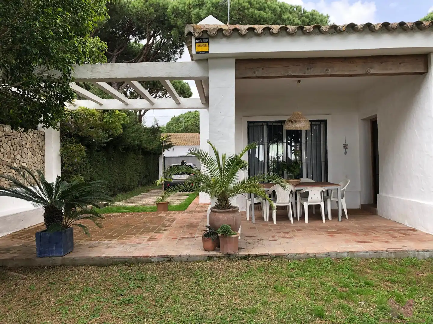 Garden of Houses for sale in Chiclana de la Frontera  with Heating and Alarm