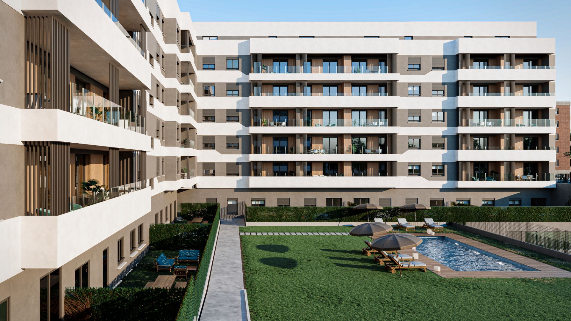 Exterior view of Flat for sale in Gijón   with Heating, Private garden and Parquet flooring