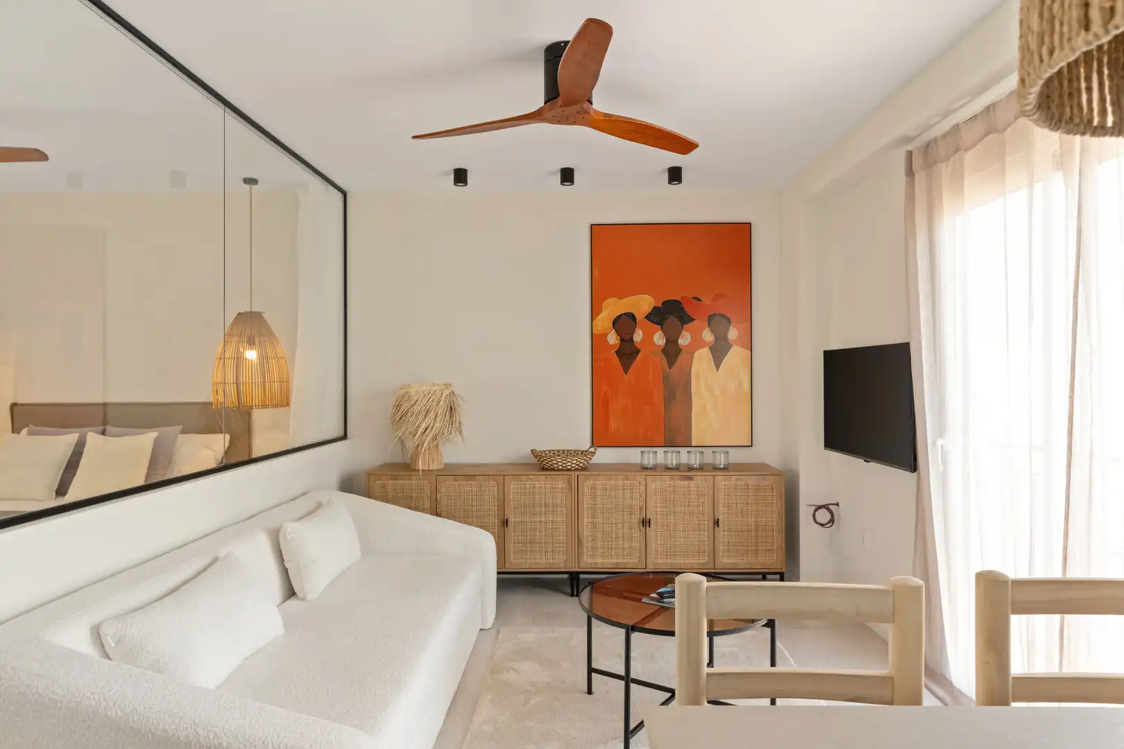 Sala d'estar de Apartament en venda en Jávea / Xàbia amb Aire condicionat i Terrassa