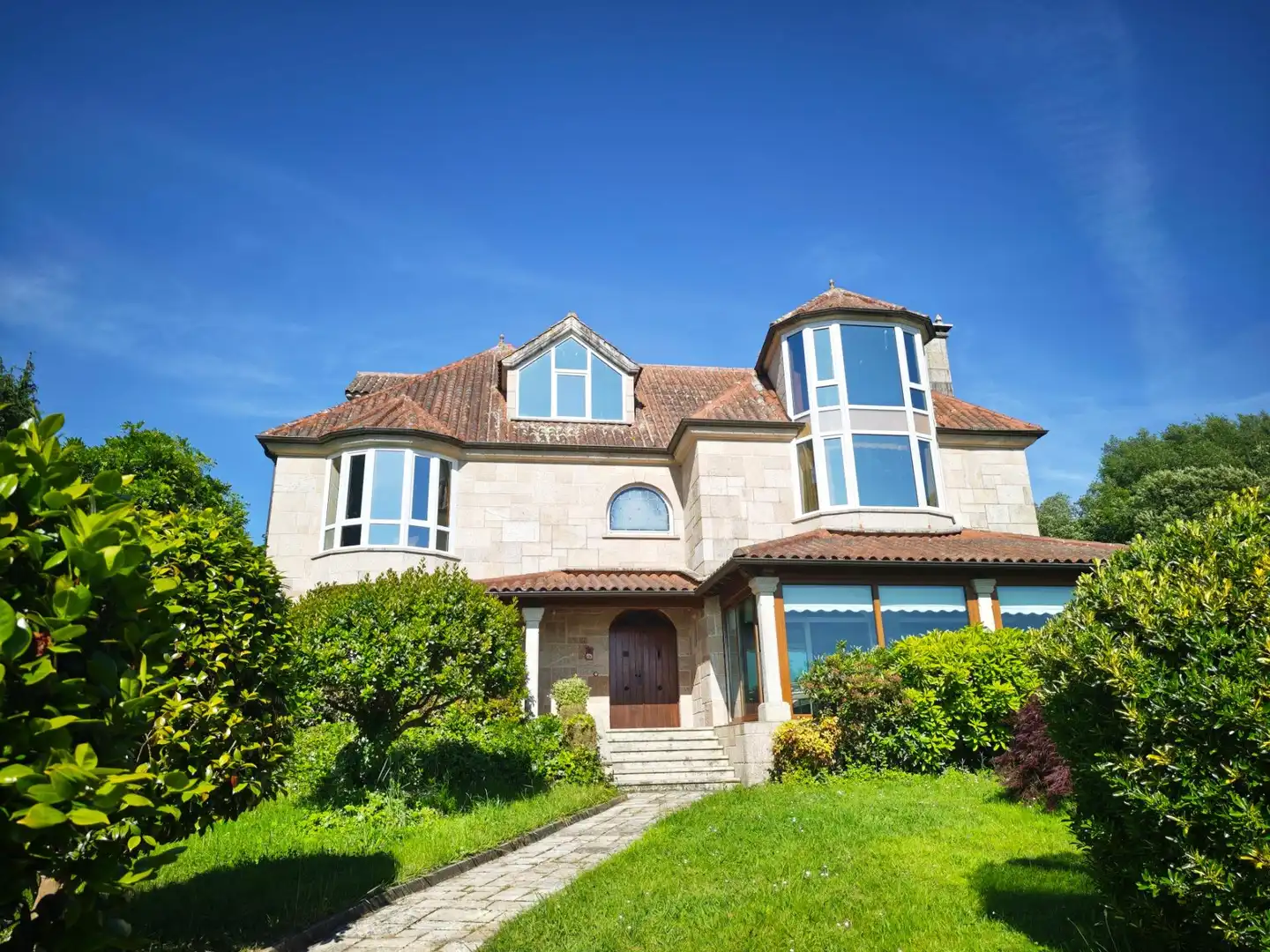 Exterior view of Houses for sale in Vilarmaior  with Heating, Private garden and Storage room