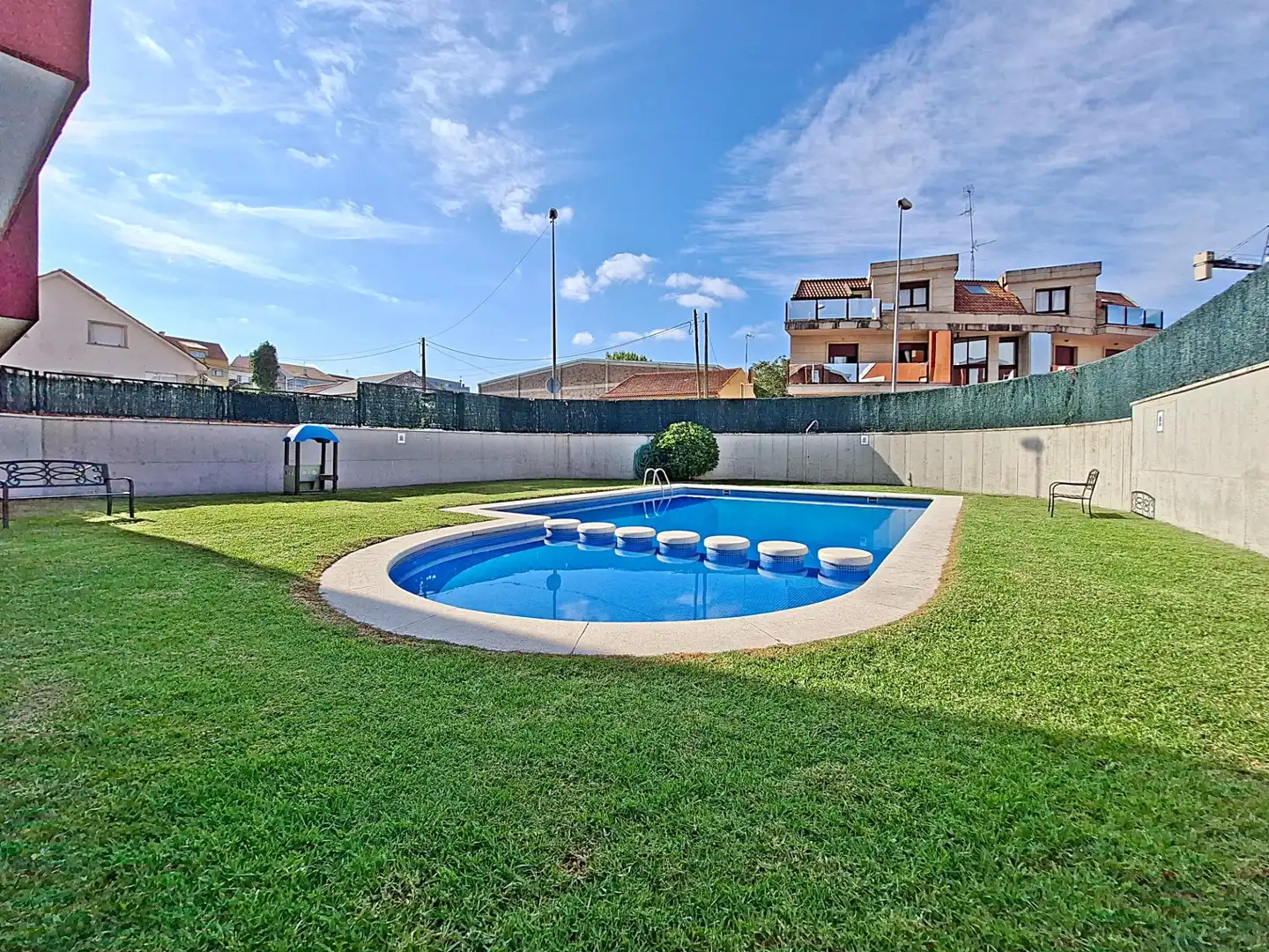 Swimming pool of Flat for sale in Vilagarcía de Arousa  with Heating, Private garden and Terrace