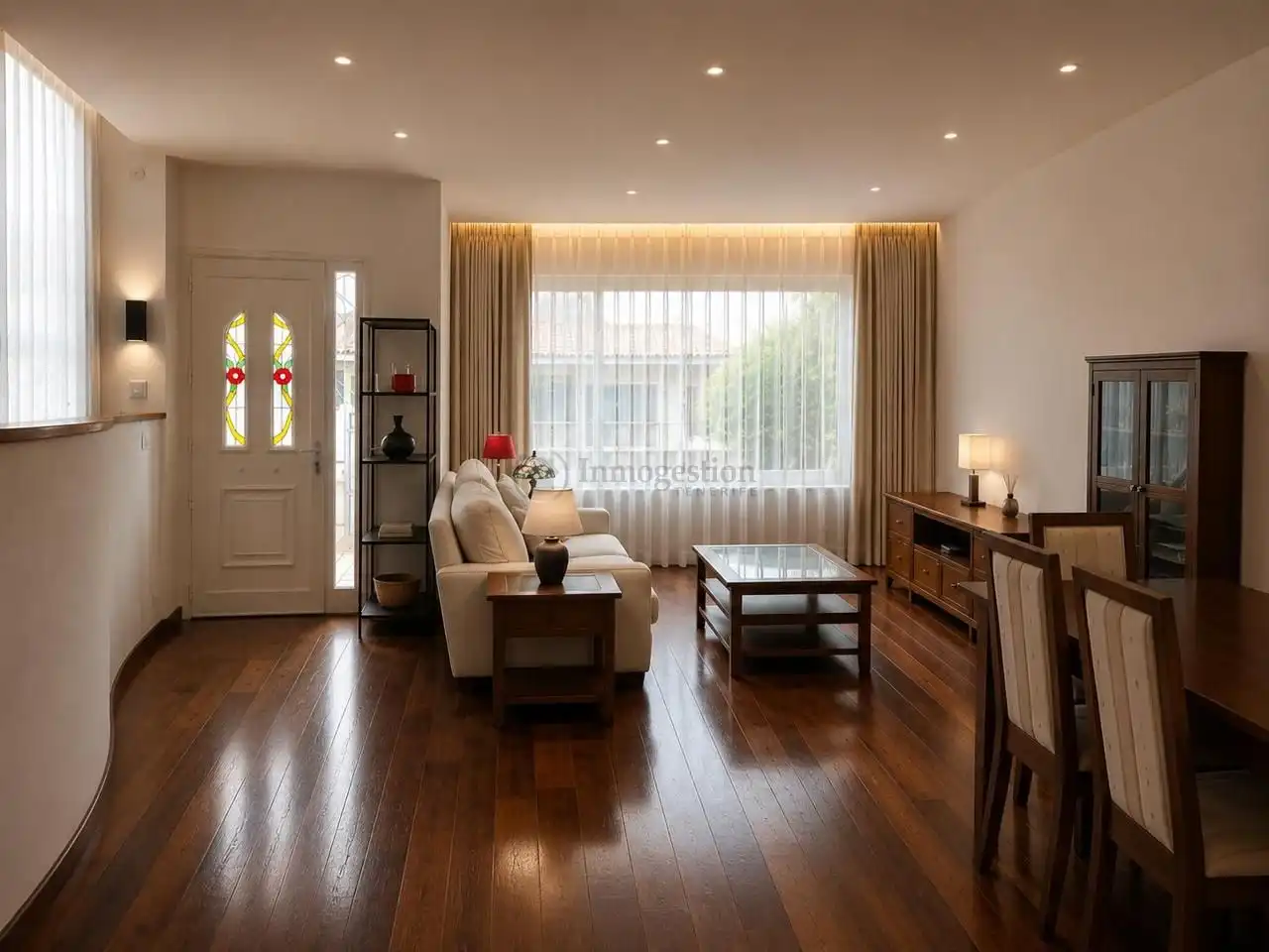 Sala de estar de Casa o chalet de alquiler en Arona con Jardín privado, Terraza y Piscina