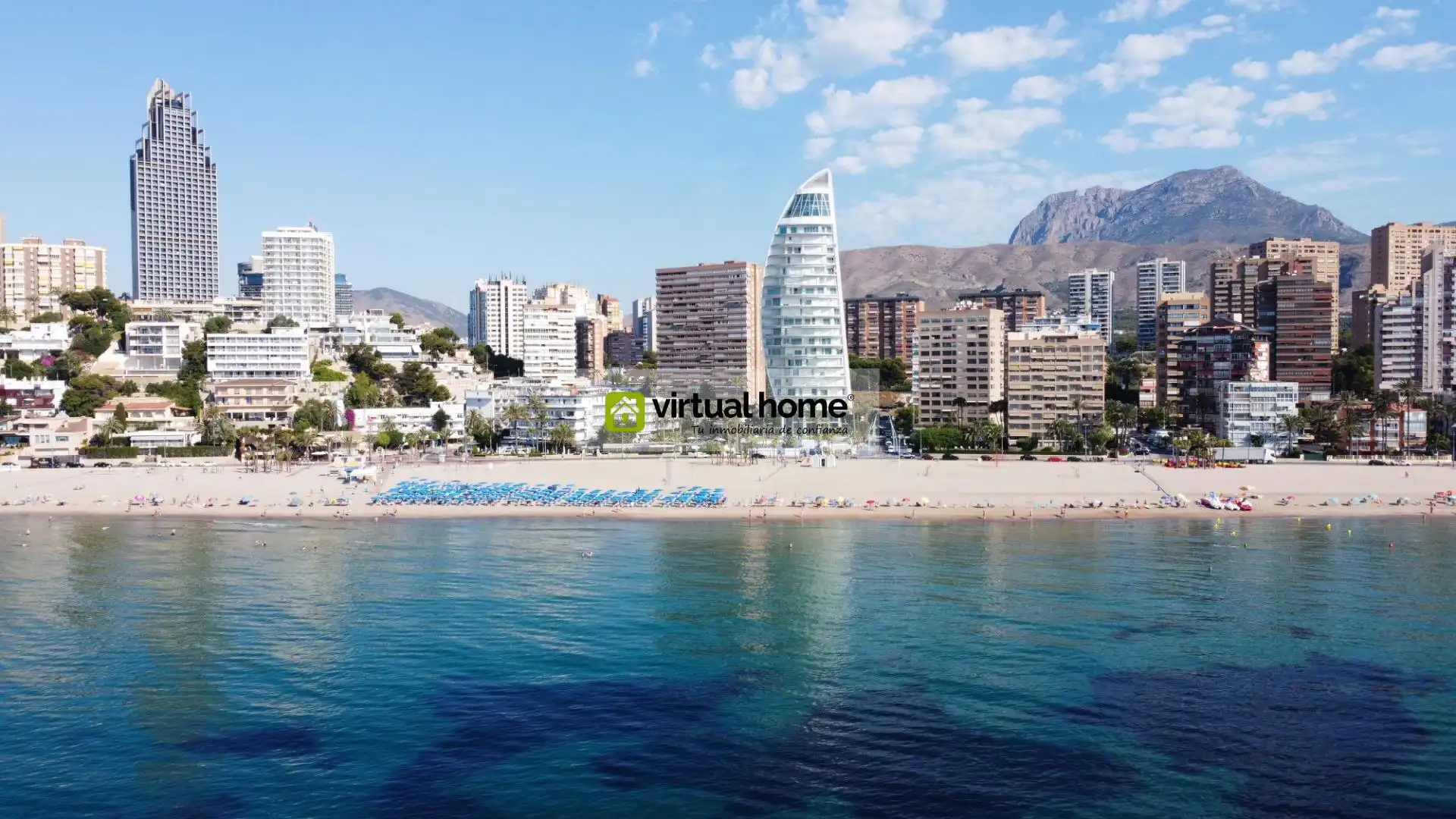 Exterior view of Apartments for sale in Benidorm  with Air Conditioner, Private garden and Terrace