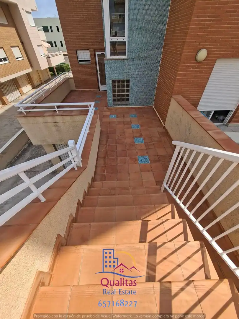 Terraza de Apartamento de alquiler en Oliva con Aire acondicionado, Calefacción y Terraza