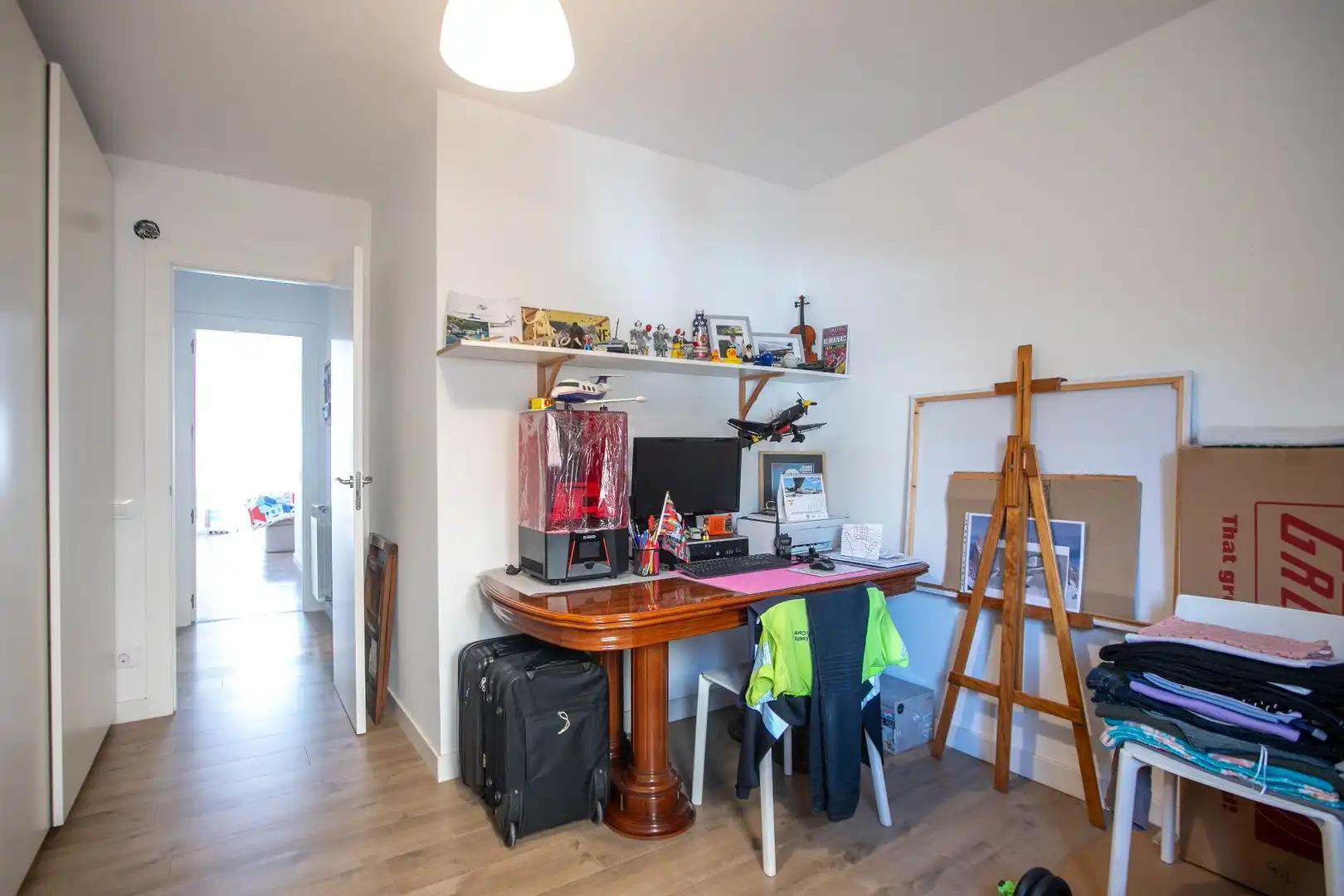Schlafzimmer von Wohnung zum Verkauf in Estella / Lizarra mit Heizung, Terrasse und Möbliert