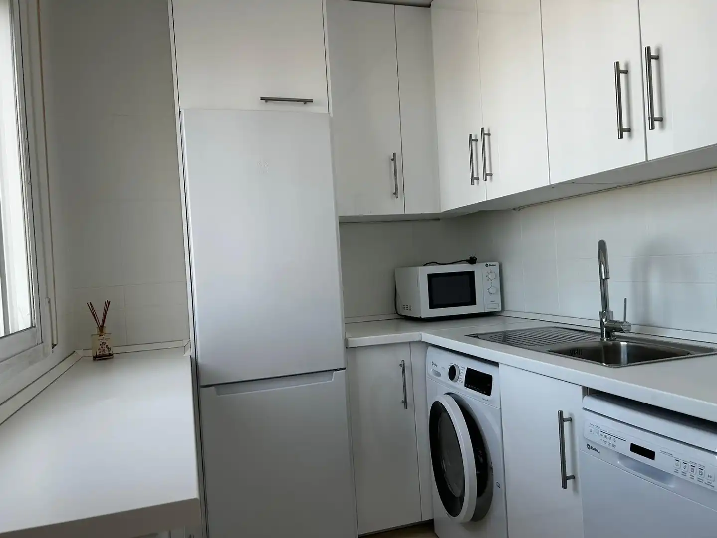 Cocina de Apartamento de alquiler en Madrid con Aire acondicionado y Calefacción