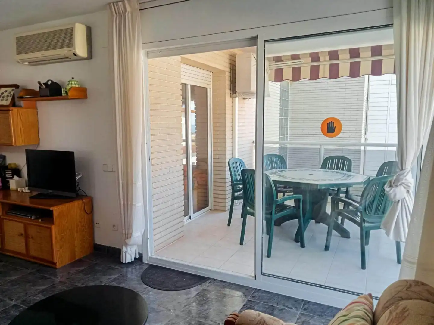 Balcony of Flat for sale in Cunit  with Air Conditioner, Terrace and Community pool