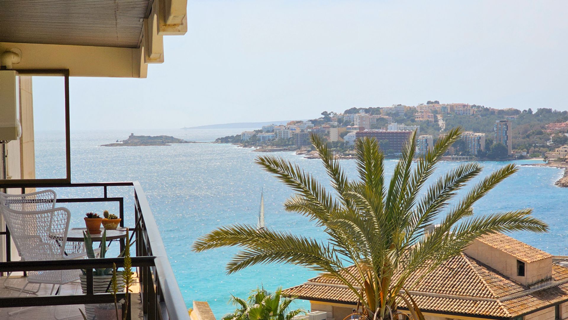 Dormitori de Apartament en venda en  Palma de Mallorca amb Aire condicionat, Calefacció i Terrassa
