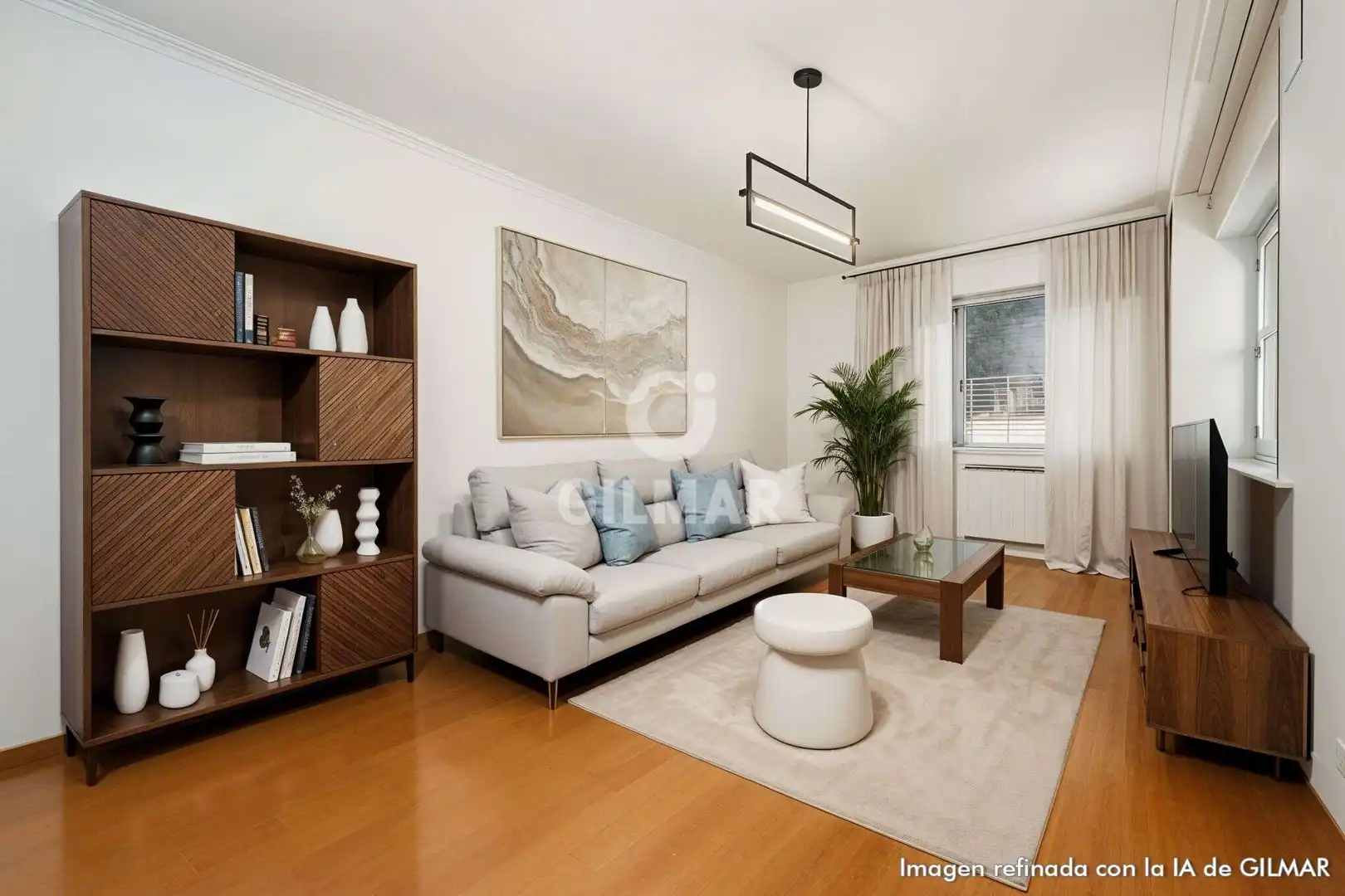 Sala de estar de Piso en venta en Madrid con Calefacción, Jardín privado y Trastero