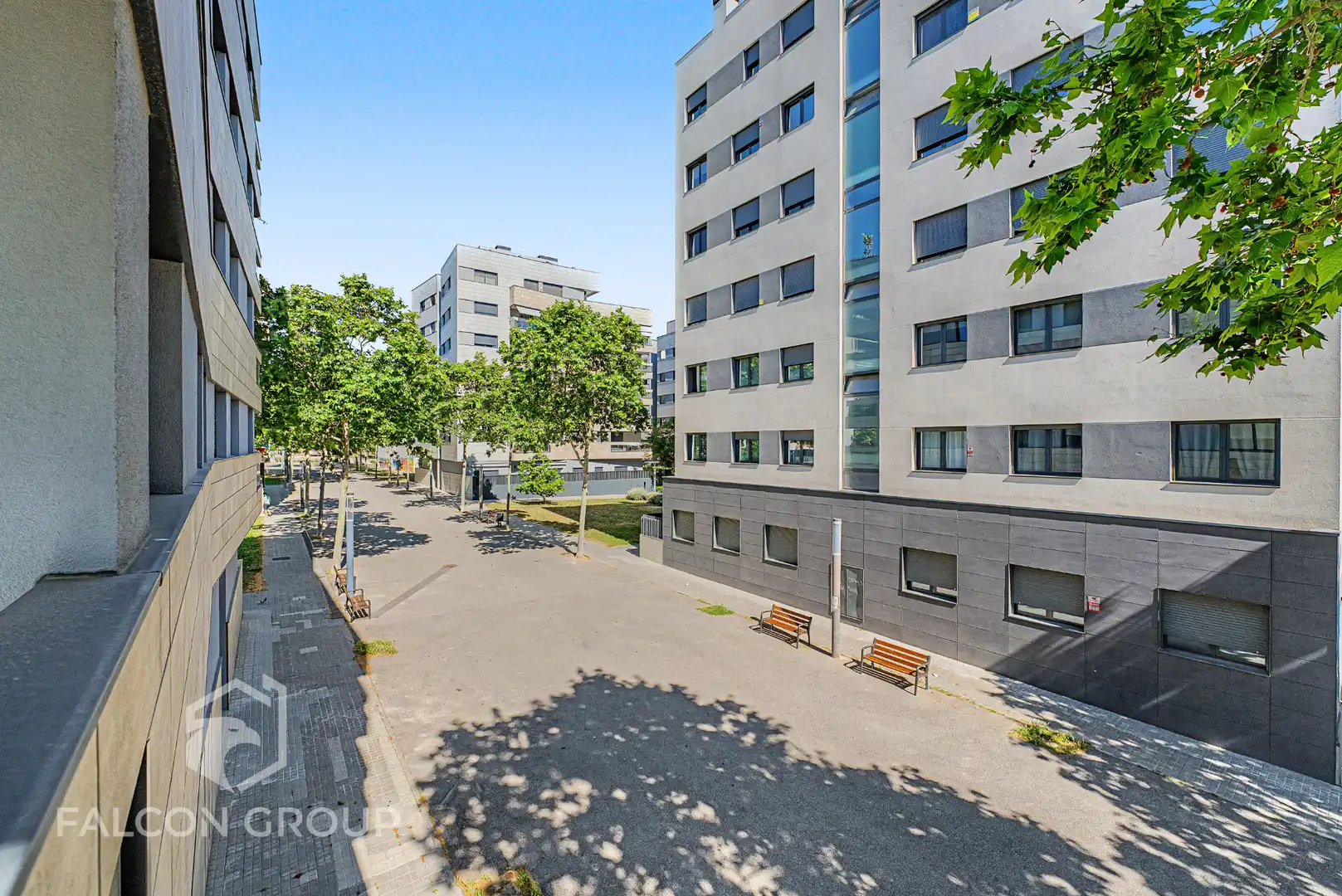 Exterior view of Flat for sale in Vilanova i la Geltrú  with Air Conditioner, Heating and Parquet flooring