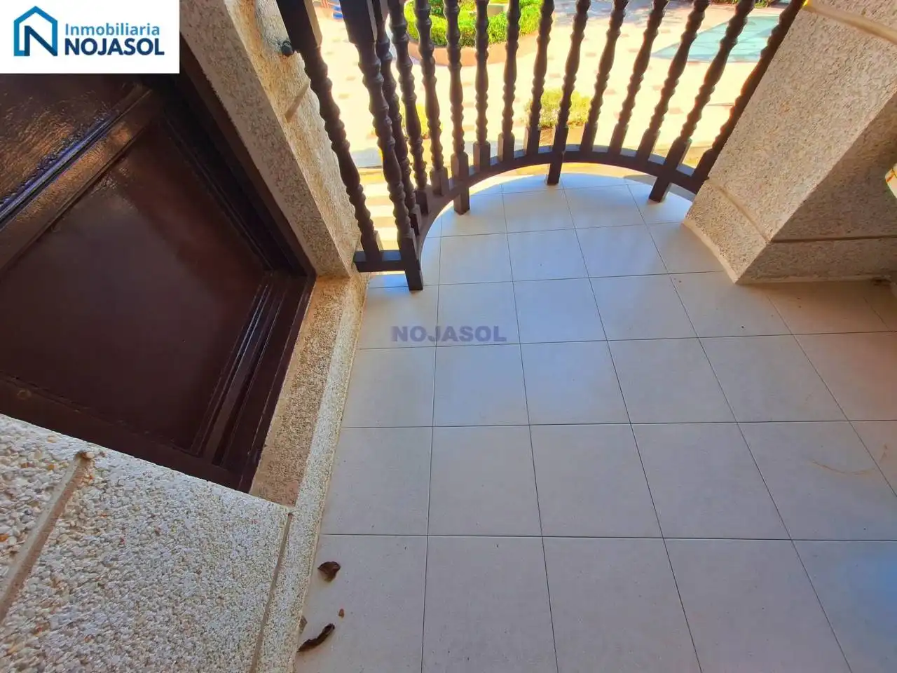 Terraza de Apartamento de alquiler en Noja con Calefacción, Terraza y Amueblado