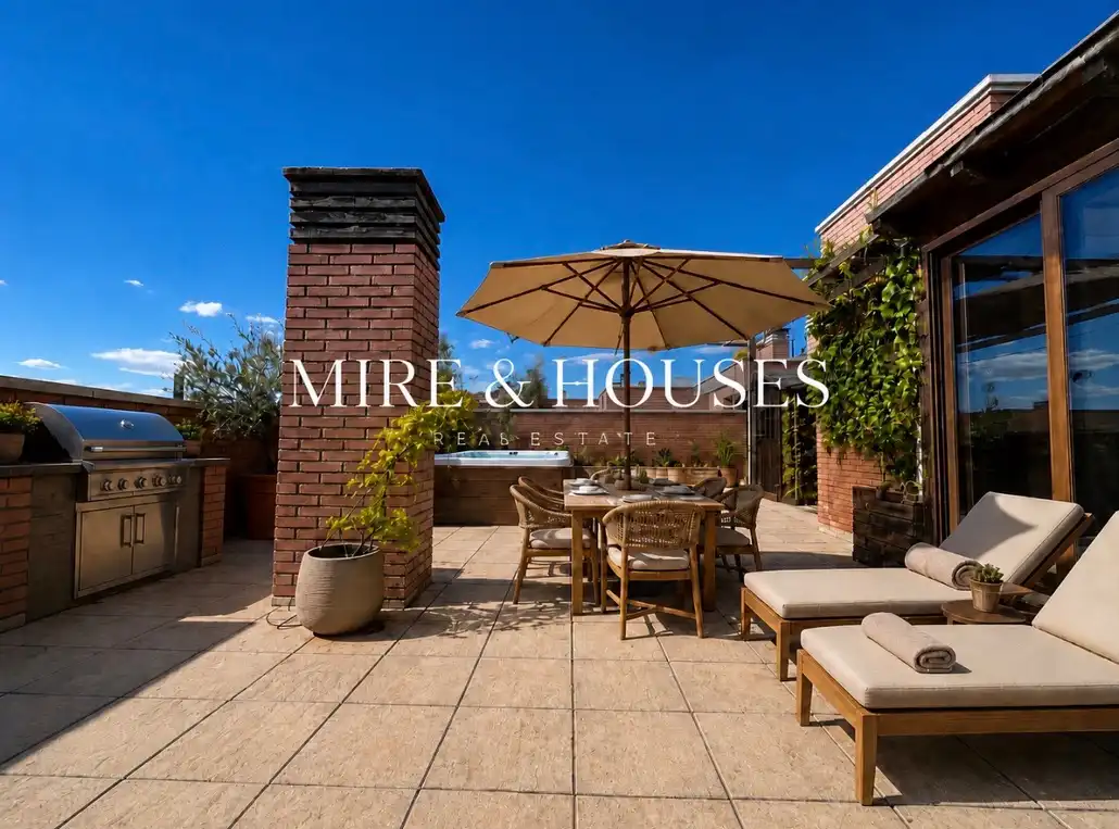 Terraza de Ático en venta en Alcobendas con Aire acondicionado, Calefacción y Jardín privado