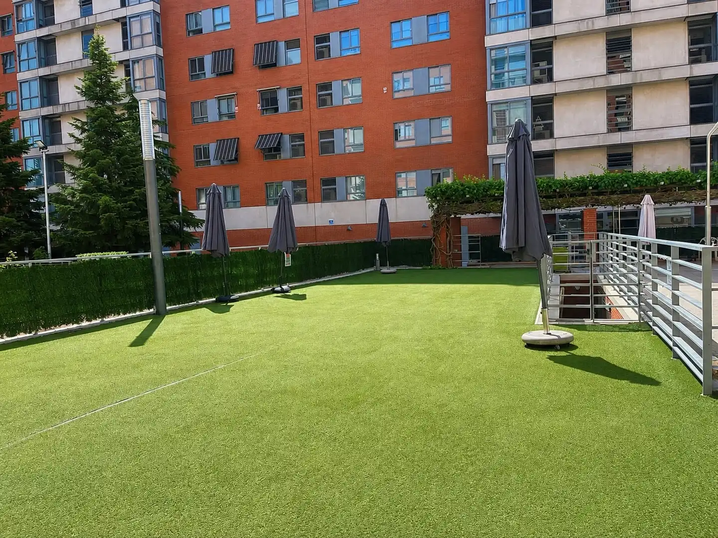 Terrace of Flat for sale in Madrid  with Air Conditioner, Private garden and Storage room