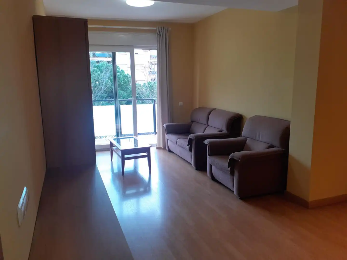 Sala de estar de Piso de alquiler en Mollet del Vallès con Aire acondicionado, Calefacción y Parquet
