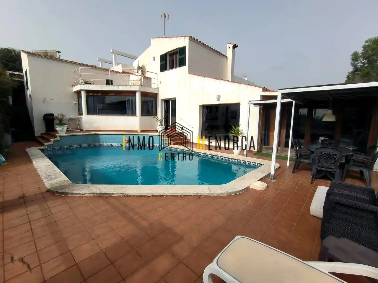 Piscina de Casa o xalet en venda en Maó - Mahón amb Aire condicionat, Jardí privat i Terrassa