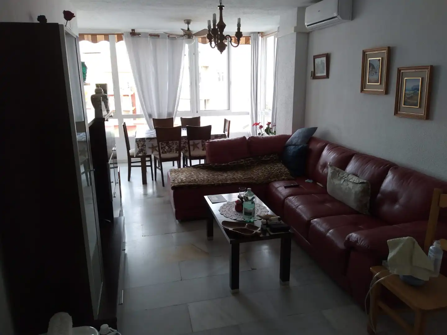 Living room of Flat for sale in Torrox  with Air Conditioner, Furnished and Oven