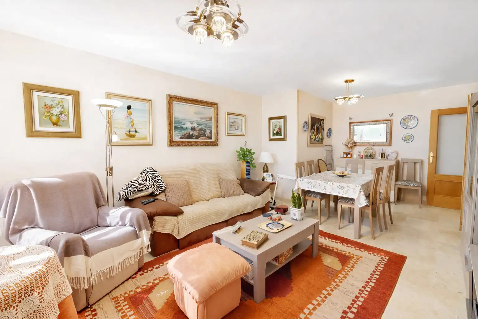 Living room of Flat for sale in Sant Joan d'Alacant  with Air Conditioner, Heating and Storage room