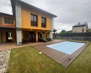Exterior view of House or chalet for sale in Llanes  with Terrace and Swimming Pool