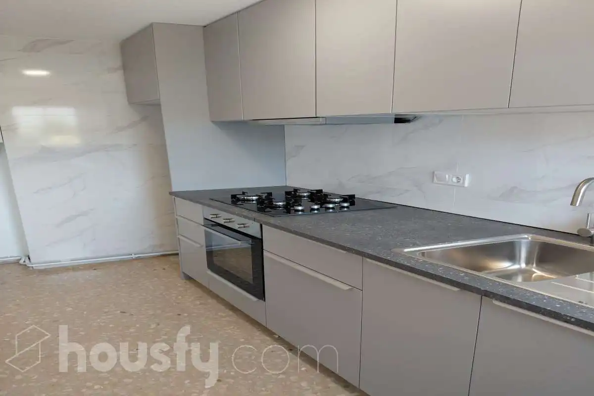 Kitchen of Flat for rent in Terrassa  with Heating, Terrace and Storage room