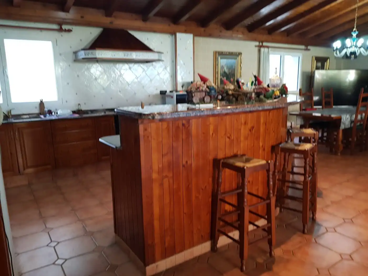 Cuina de Casa adosada en venda en Albaida amb Aire condicionat, Calefacció i Balcó