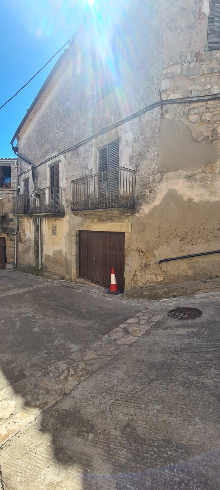 Vista exterior de Finca rústica en venda en Passanant i Belltall amb Calefacció