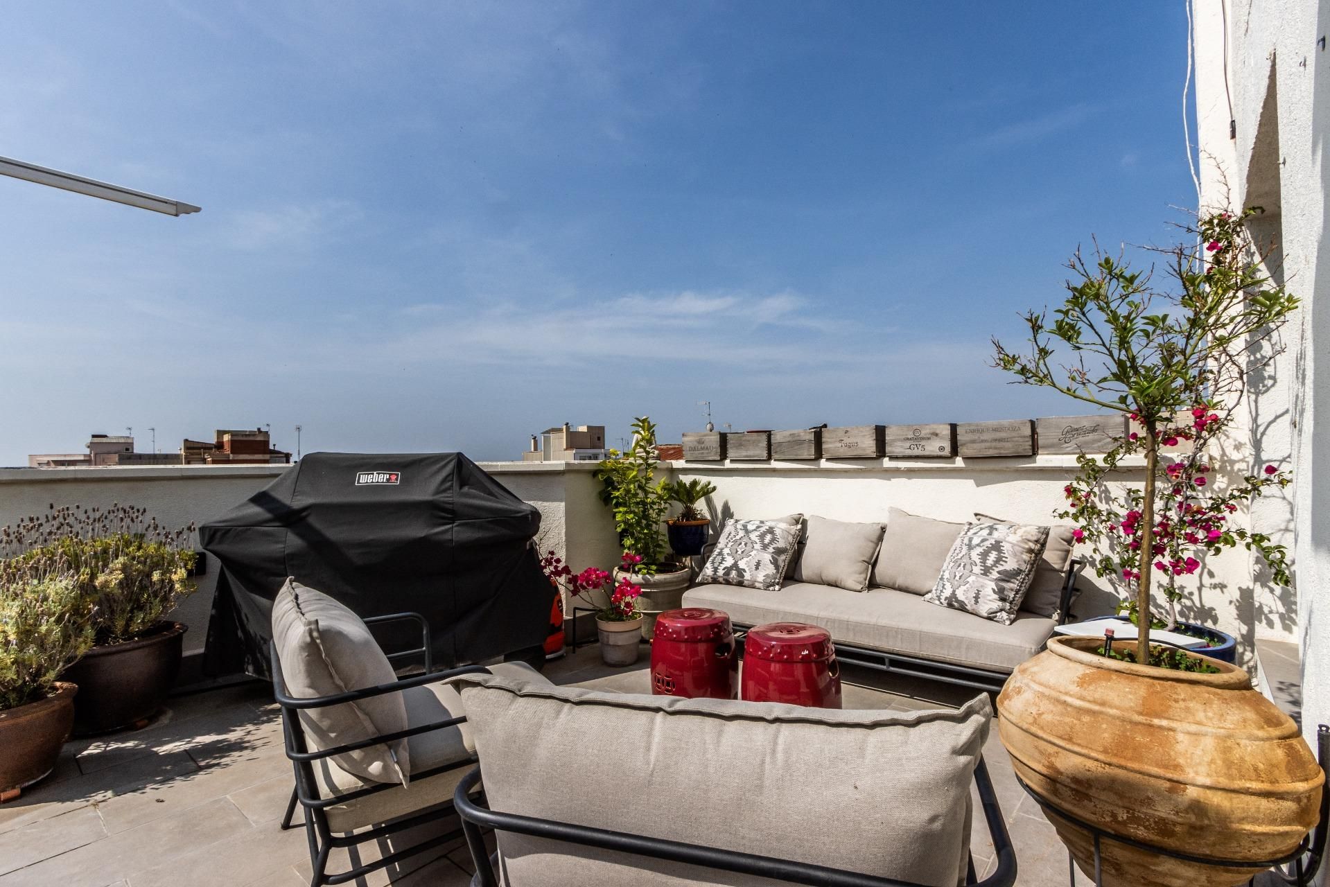 Terrace of Flat for sale in Terrassa  with Air Conditioner, Heating and Terrace