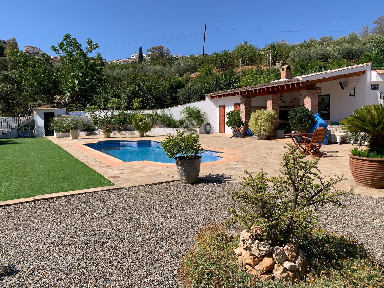 Jardí de Finca rústica en venda en Álora amb Aire condicionat, Calefacció i Jardí privat
