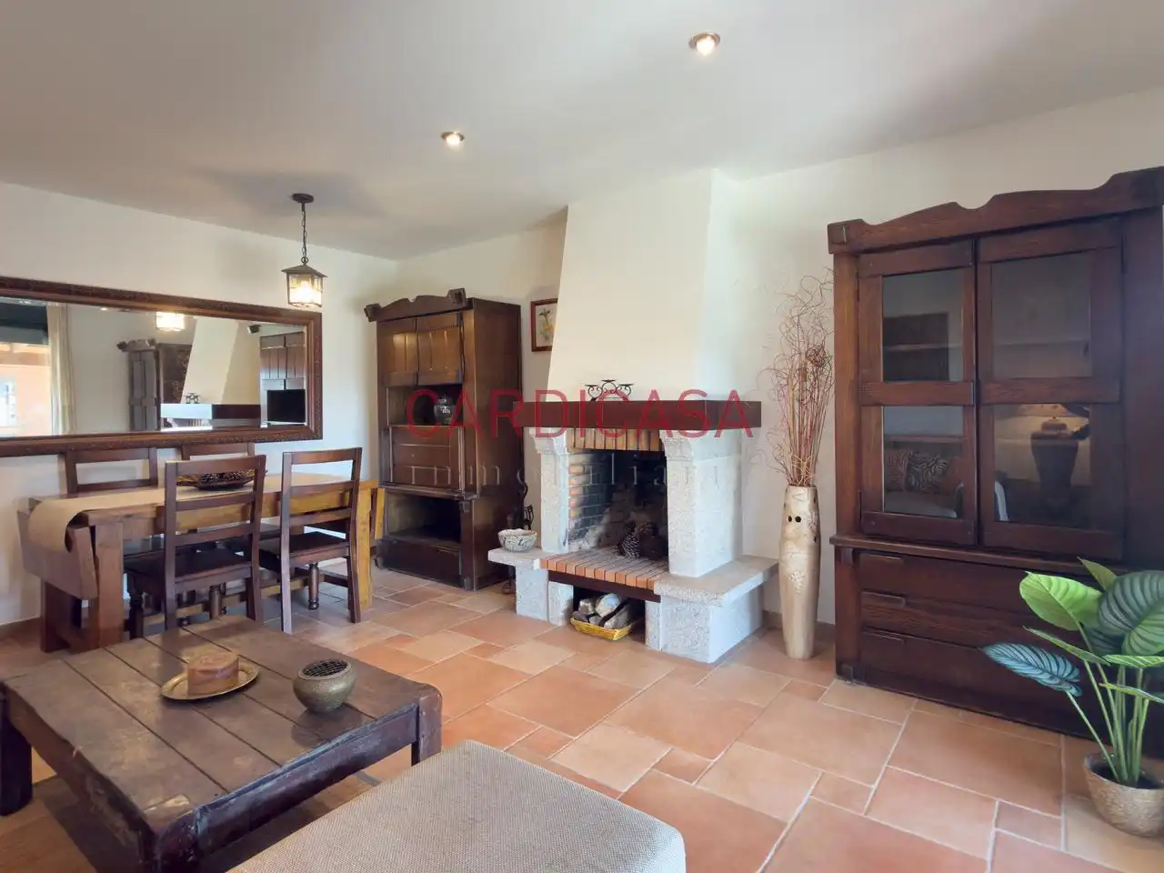 Sala d'estar de Casa o xalet en venda en Mos amb Calefacció, Jardí privat i Terrassa