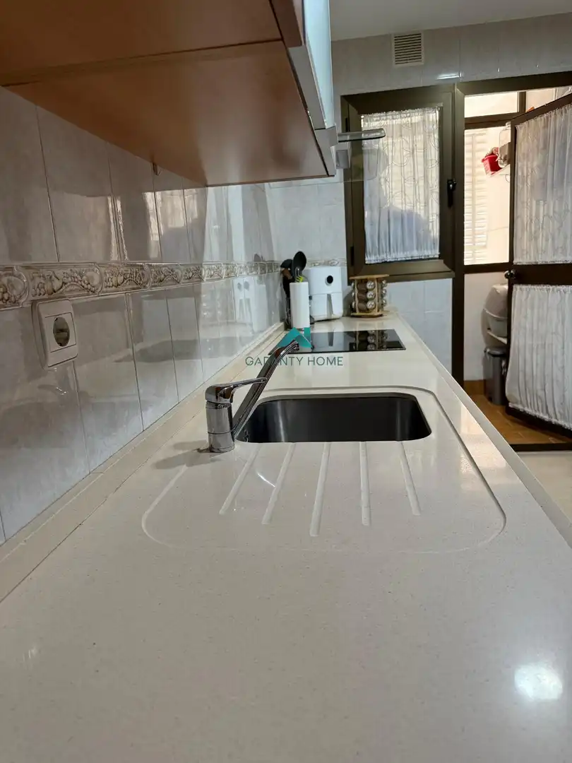 Kitchen of Flat for sale in Jerez de la Frontera  with Air Conditioner, Parquet flooring and Terrace