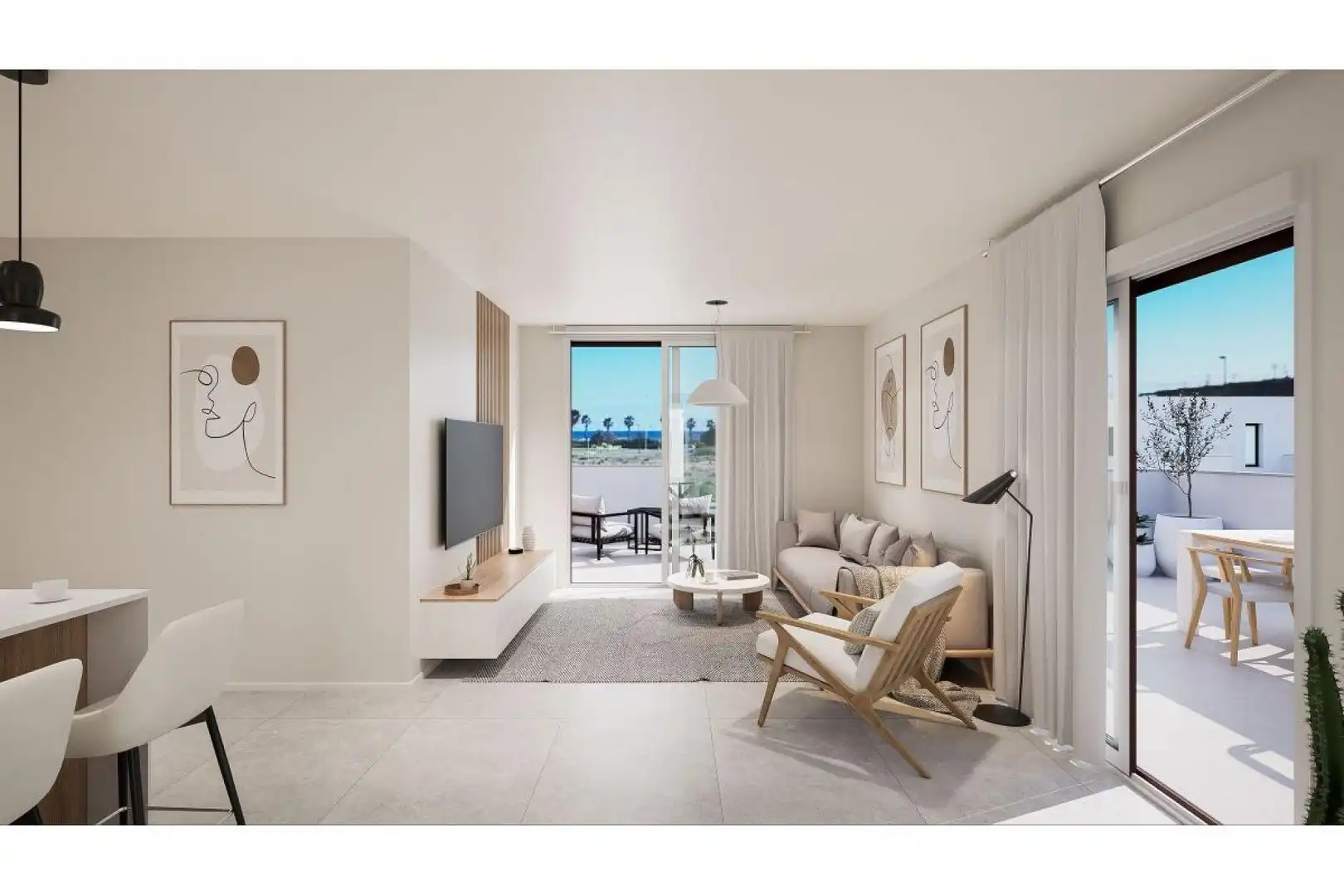 Sala d'estar de Apartament en venda en El Mojón
