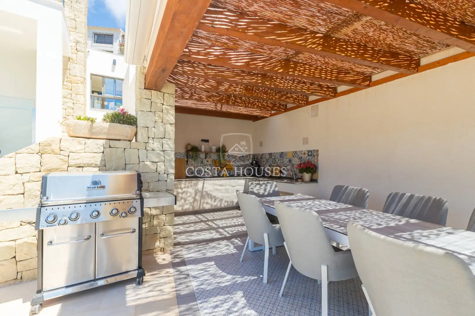 Terraza de Casa o chalet en venta en Jávea / Xàbia con Aire acondicionado, Jardín privado y Terraza