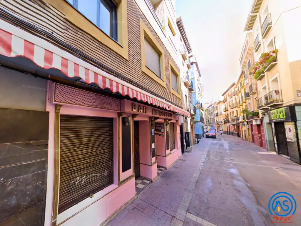 Außenansicht von Geschaftsraum zur Miete in Zaragoza mit Parkett und Terrasse