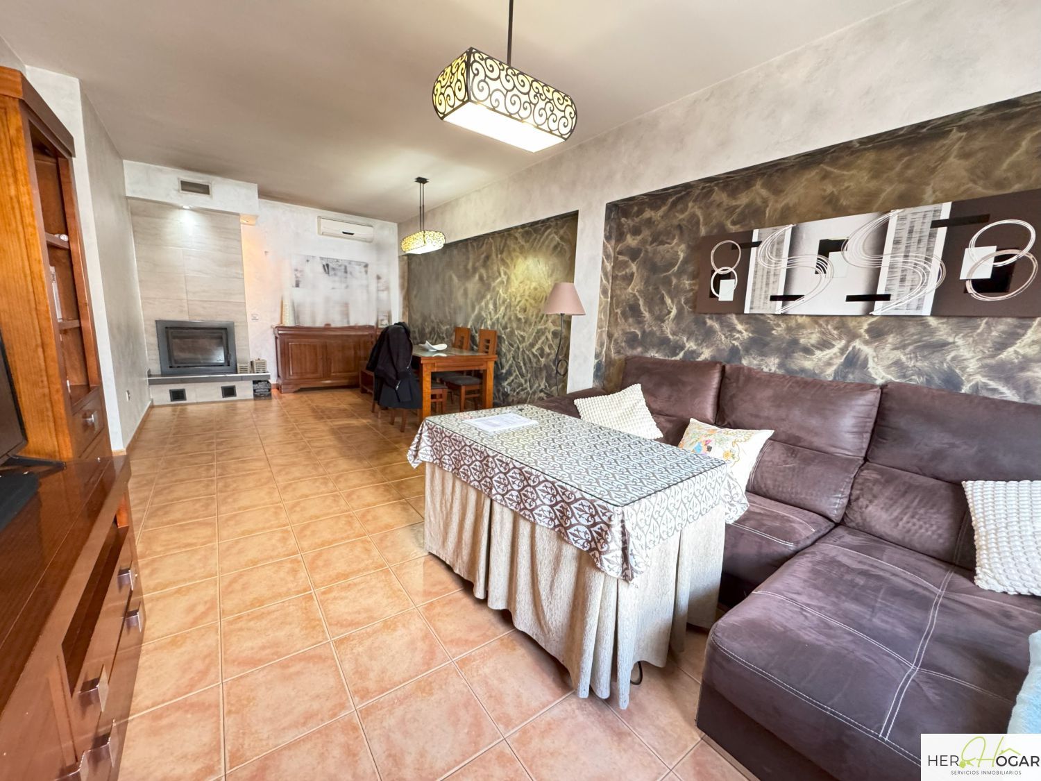 Sala d'estar de Casa o xalet en venda en Gálvez amb Aire condicionat, Calefacció i Terrassa