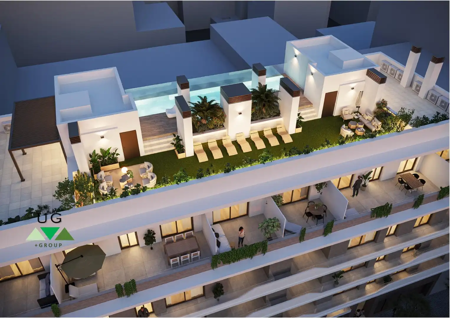 Terraza de Dúplex en venta en Alicante / Alacant con Aire acondicionado, Calefacción y Terraza